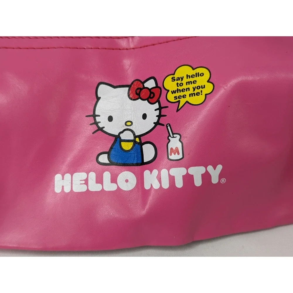 Sanrio Hello Kitty Pencil Case Pink‎ 2012 Rainbow